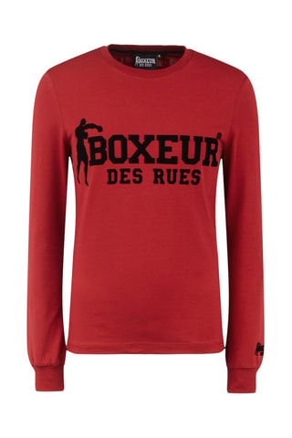 Camiseta - Burdeos y negro