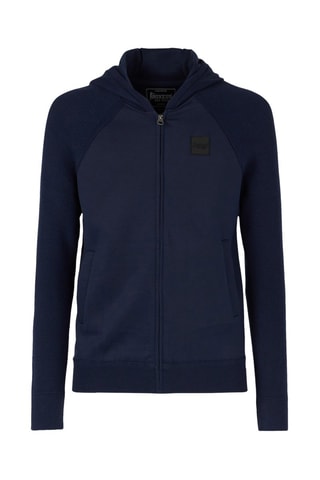Cárdigan con capucha - Azul marino