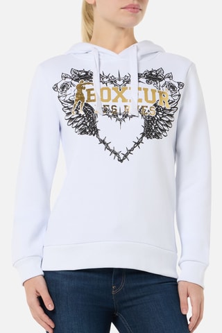 Sudadera con capucha - Blanco
