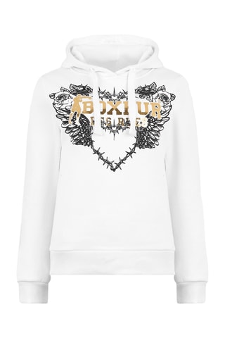 Sudadera con capucha - Blanco