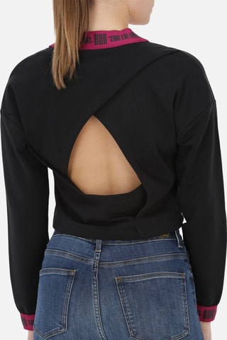 Sudadera corta - Negro
