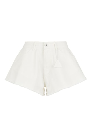 Short vaquero - Blanco