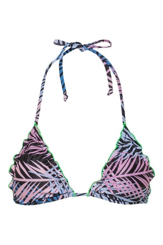 Sujetador de bikini - Negro y rosa
