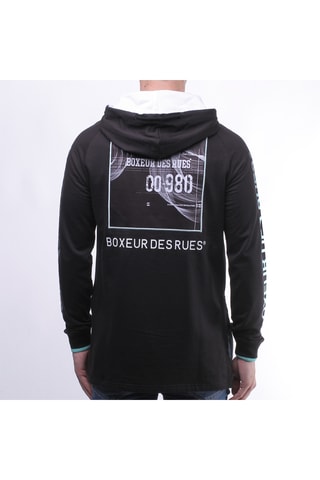 Sudadera con capucha - Negro