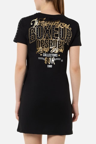 Vestido recto - Negro
