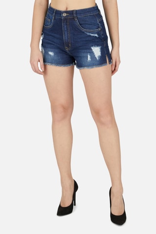 Short vaquero - Azul oscuro