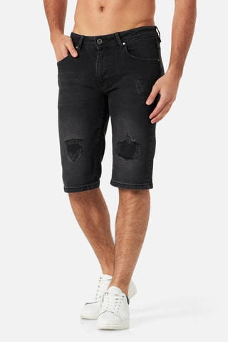 Bermudas vaqueras - Negro