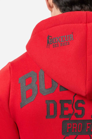 Sudadera con capucha - Rojo