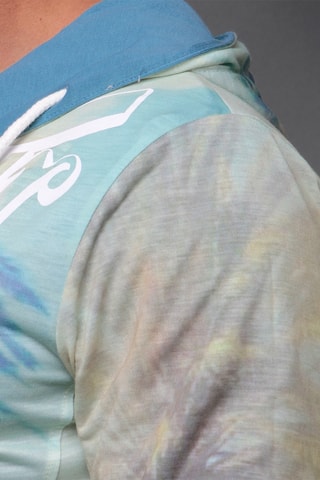 Sweat à capuche réversible - Bleu