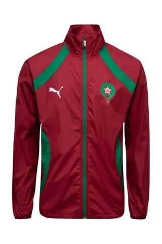 Chaqueta de chándal Real Federación de Fútbol de Marruecos - Blanco y rojo