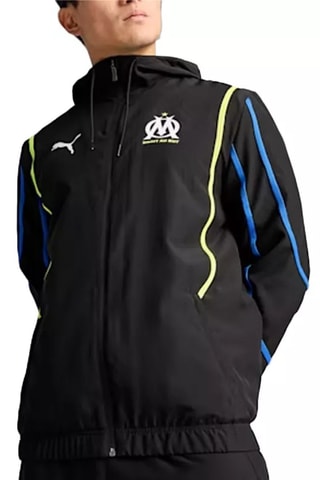 Chaqueta de fútbol Olympique de Marseille Faster  - Negro y amarillo