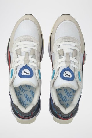 Zapatillas de piel Wild Rider Layers - Blanco y negro