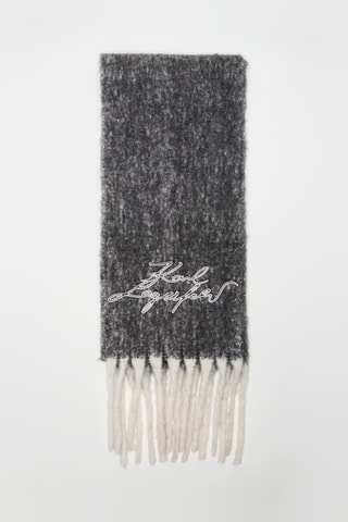 Echarpe en laine - Gris foncé