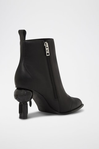 Bottines en cuir - Noir