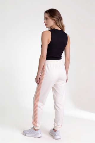 Jogging en coton biologique - Blanc