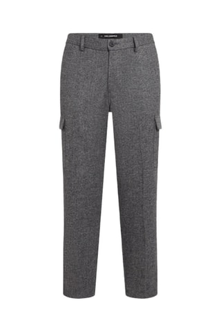 Pantalon cargo - Gris chiné