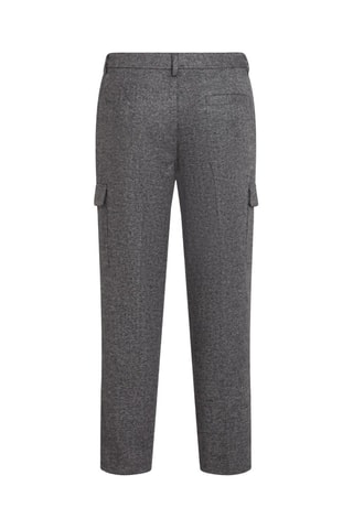 Pantalon cargo - Gris chiné