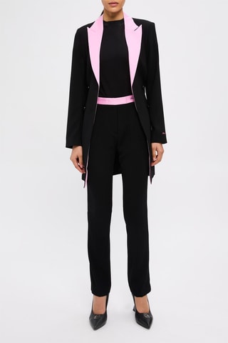 Pantalon taille haute - Noir