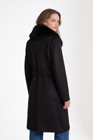 Manteau en laine - Noir