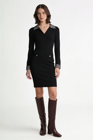 Robe droite - Noir