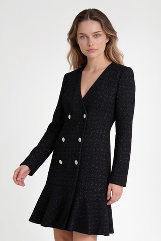 Robe droite - Noir