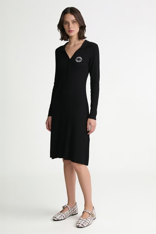 Robe polo - Noir
