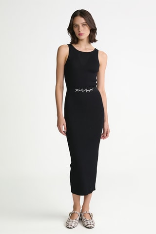 Robe fourreau - Noir