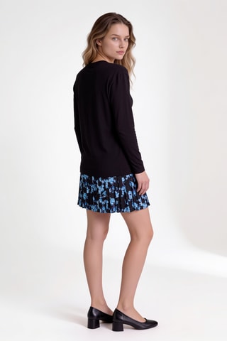 Robe trompe-l’œil - Noir