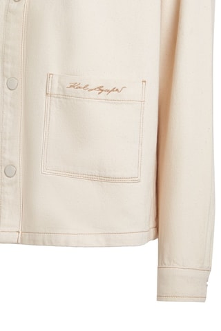 Surchemise en jean - Ecru