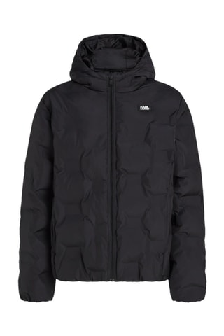 Doudoune à capuche - Noir