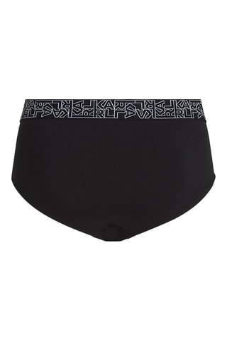 3 slips en coton biologique - Noir