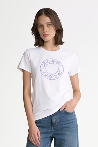 T-shirt en coton biologique - Blanc