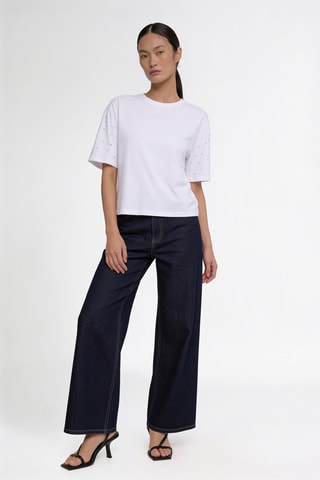 T-shirt en coton biologique - Blanc