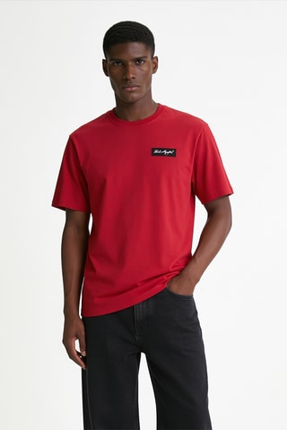 T-shirt en coton bio - Rouge