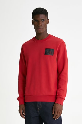 Sweat en coton biologique - Rouge