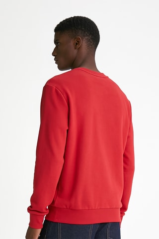 Sweat en coton biologique - Rouge