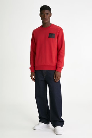 Sweat en coton biologique - Rouge