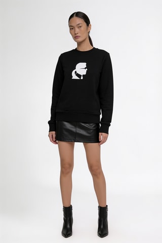 Sweat en coton biologique - Noir
