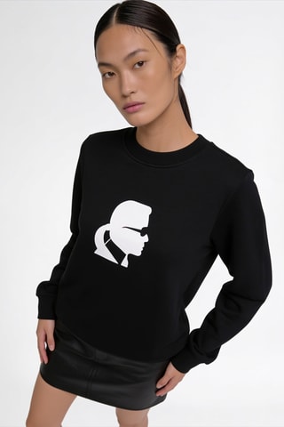 Sweat en coton biologique - Noir