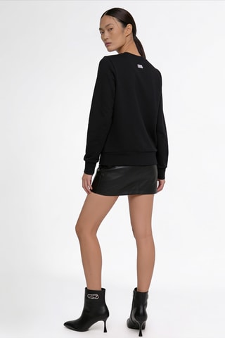 Sweat en coton biologique - Noir