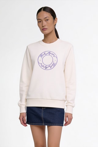 Sweat en coton biologique - Blanc