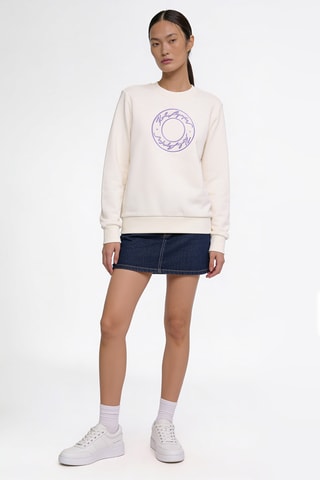 Sweat en coton biologique - Blanc