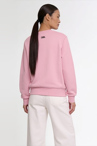 Sweat en coton biologique - Rose