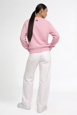 Sweat en coton biologique - Rose