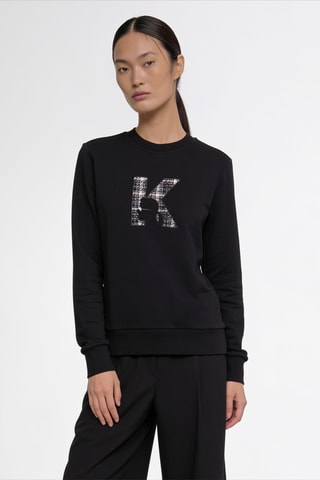Sweat en coton biologique - Noir