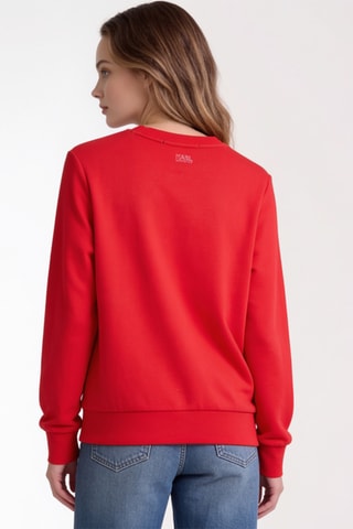 Sweat en coton biologique - Rouge