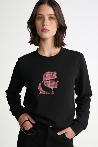 Sweat en coton biologique - Noir
