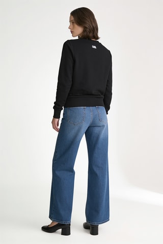 Sweat en coton bio - Noir
