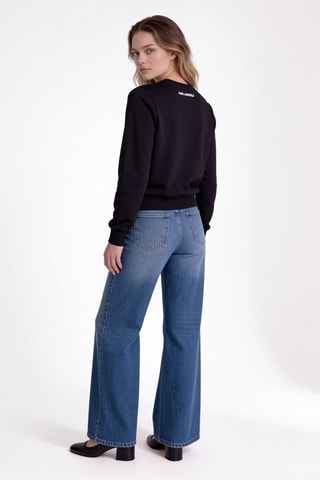 Sweat en coton biologique - Noir