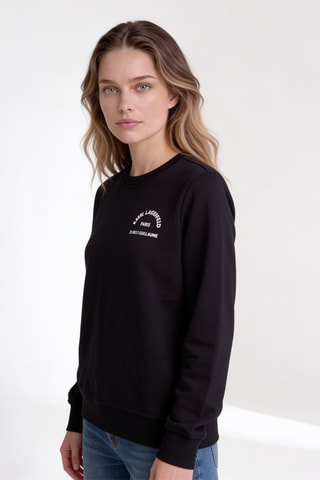 Sweat en coton biologique - Noir